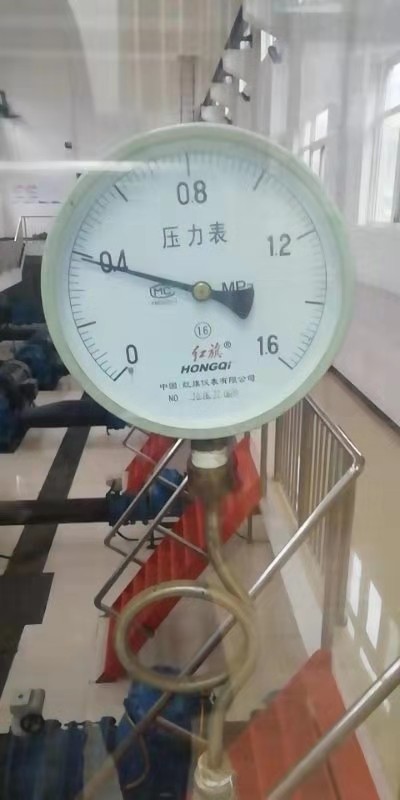 2019年2月23日自來水廠日流量、水壓計(jì)量圖